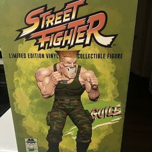 Guile Grin 15" Vinyl Figure by Ron English Popaganda x Street Fighter **SEALED**